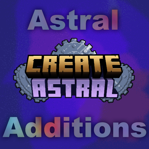 Логотип мода Astral Additions (for Create: Astral)