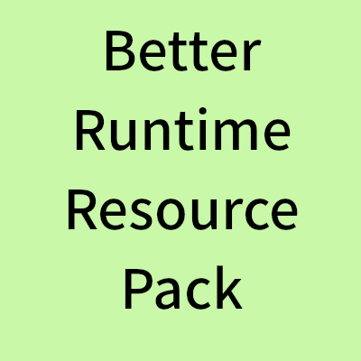 Логотип мода Better Runtime Resource Pack (BRRP)