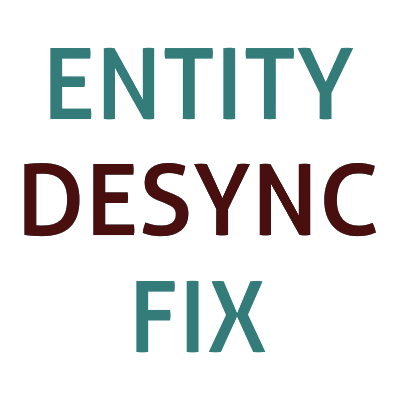 Логотип мода Entity Desync Fix
