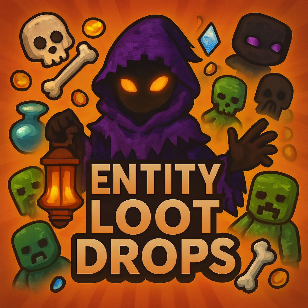 Логотип мода Entity Loot Drops
