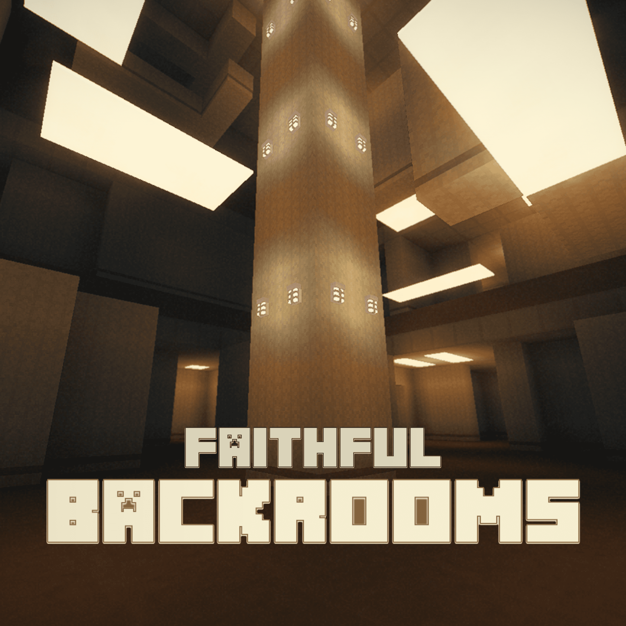 Логотип мода The Faithful Backrooms (Forge)