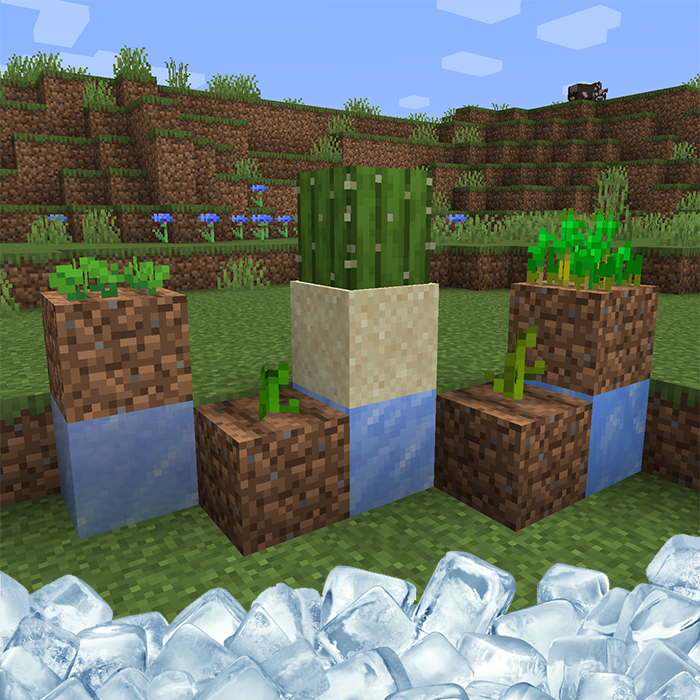 Логотип мода Ice Prevents Crop Growth