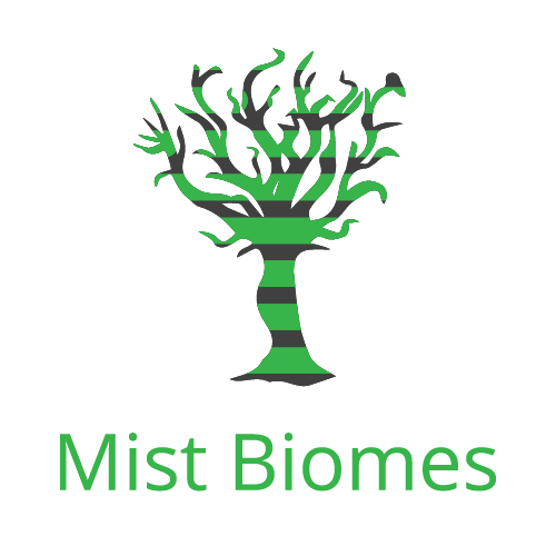 Логотип мода Mist Biomes