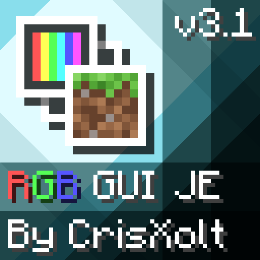 Логотип мода Animated RGB GUI JE (Animatica/OptiFine)