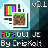 Превью мода Animated RGB GUI JE (Animatica/OptiFine)