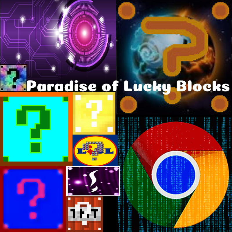 Логотип мода Paradise of Lucky Blocks