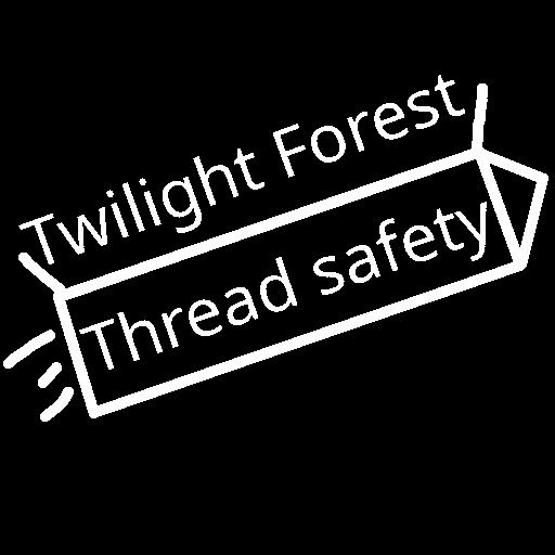 Логотип мода TwilightForest Thread Safety Addon