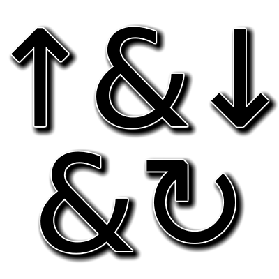 Логотип мода Up And Down And All Around